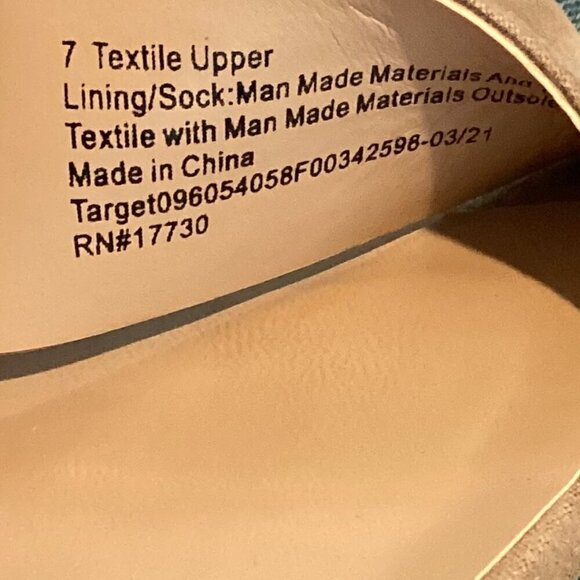 A New Day Women's Winona Ankle Strap Low Block Heel Sandals Taupe Sz 7 #281G - Picture 9 of 9